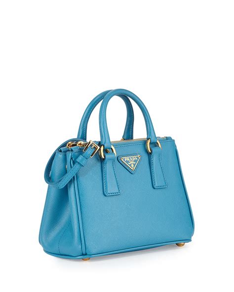 prada galleria vestiaire collective|Galleria handbag Prada Blue in Cotton .